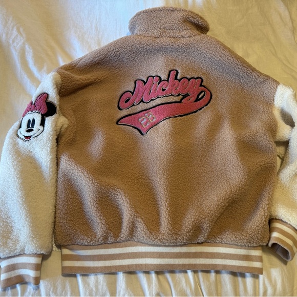 NWT Forever 21 Mickey & Friends oversized varsity jacket - Picture 6 of 6